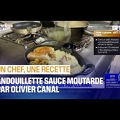 La recette de l'andouillette sauce moutarde façon bouchon lyonnais